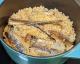 塩秋刀魚の炊き込み御飯☆醤油麹作り方6写真