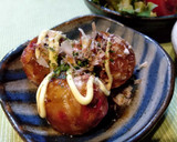 たこ焼き風☆里芋でたこ焼きボール作り方5写真