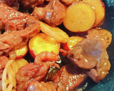 牛肉とさつまいもの生姜風味炒め作り方4写真