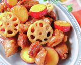 牛肉とさつまいもの生姜風味炒め作り方5写真