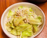 簡単!キャベツとしらすのペペロンチーノ☆作り方3写真