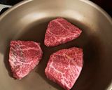 簡単、失敗なしのフライパンステーキ作り方1写真