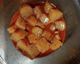 レンチン簡単♡味噌ダレこんにゃく作り方6写真