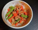 人参といんげんの胡麻和えレンチンVer.作り方6写真