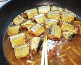 さんま、生姜&梅煮。作り方6写真