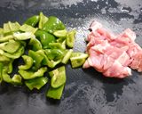 簡単詰めない！ピーマンの肉詰め風味作り方1写真