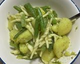 じゃがいもとインゲンのバジルソースパスタ作り方10写真