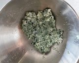 スピルリナ入りご飯　きなこ＆あんこおはぎ作り方1写真