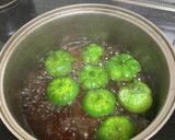 丸いピーマンの煮浸し作り方2写真