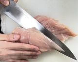 鶏むね肉の香草パン粉焼き作り方1写真