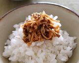 えのきたけの挽肉入り佃煮（팽이버섯）。作り方4写真