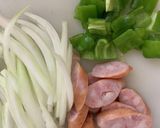【小丼】スープの素で☆ナポリ丼作り方2写真