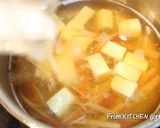 カニカマ&豆腐で作る✨さっぱり中華スープ作り方3写真