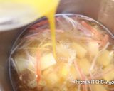 カニカマ&豆腐で作る✨さっぱり中華スープ作り方4写真