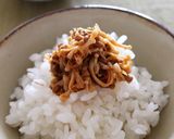 えのきたけの挽肉入り佃煮(팽이버섯)作り方4写真