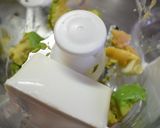 アボカドとお豆腐のガーリックペストパスタ作り方1写真