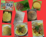 【男飯簡単】天津飯風チリ玉水餃子丼作り方2写真