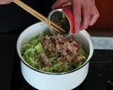 【農家の無骨メシ】鯖缶キャベツ味噌汁作り方2写真