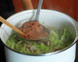 【農家の無骨メシ】鯖缶キャベツ味噌汁作り方3写真