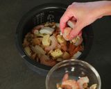 【無骨メシ】海鮮玉葱ご飯(カレー風味)作り方3写真