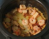 【無骨メシ】海鮮玉葱ご飯(カレー風味)作り方4写真