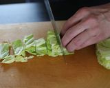 【無骨メシ】すりおろしトマト塩焼きそば作り方1写真