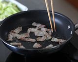 【無骨メシ】すりおろしトマト塩焼きそば作り方2写真
