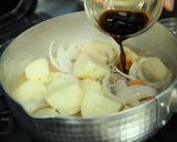 煮物つゆ黄金比　肉じゃが、かぼちゃの煮物作り方8写真
