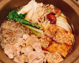 おろしでさっぱり！鶏のすき焼き風みぞれ鍋作り方6写真