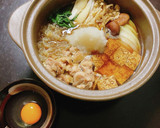 おろしでさっぱり！鶏のすき焼き風みぞれ鍋作り方8写真