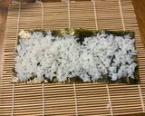 簡単！大葉とガリ入りアジの細巻き寿司作り方3写真