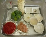 ふわふわ鶏団子のトマトスープ作り方1写真