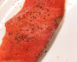 鮭と茄子としめじのクリームパスタ作り方1写真
