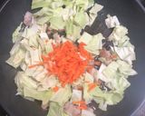 だし香る我が家の簡単焼きうどん☆時短調理作り方3写真