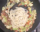 だし香る我が家の簡単焼きうどん☆時短調理作り方5写真