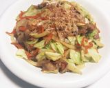 だし香る我が家の簡単焼きうどん☆時短調理作り方6写真