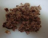 ハンバーグが変身してオムレツになりました作り方1写真