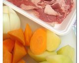♪ フライパン ♪ 肉じゃが作り方1写真