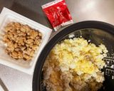 納豆チャーハン作り方1写真
