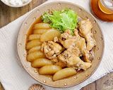 レンジで味染み♪手羽元と大根のさっぱり煮作り方5写真