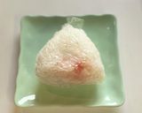 明太子と昆布（塩　佃煮）の二刀流おにぎり作り方4写真