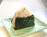 明太子と昆布（塩　佃煮）の二刀流おにぎり作り方6写真
