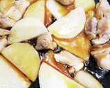 鶏肉長芋照り煮作り方5写真