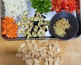 テンペで作る発酵野菜キーマ作り方1写真