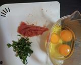 大葉と明太マヨの卵焼き作り方1写真