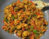 テンペで作る発酵野菜キーマ作り方5写真