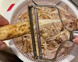 ゴボウと牛肉（豚肉）の卵とじ作り方1写真