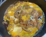 ゴボウと牛肉（豚肉）の卵とじ作り方5写真