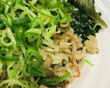たきこみごはん●油ねぎのトッピング作り方2写真