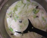 白菜とぶなしめじの中華風ミルクスープ作り方4写真